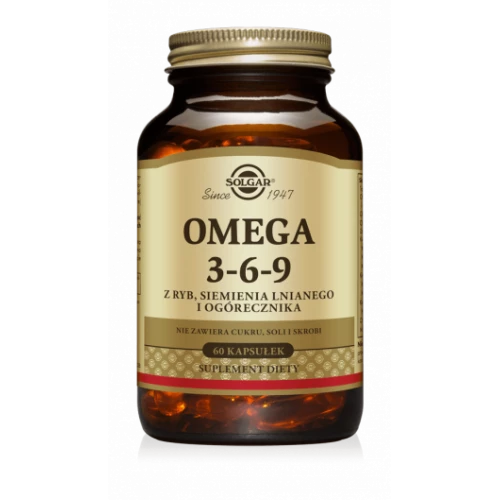 Solgar - Omega 3-6-9 - 60 kapsułek Solgar - Omega 3-6-9 - 60 kapsułek
